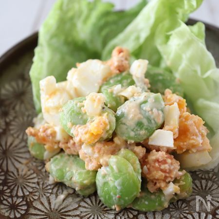 そら豆と卵のたらこサラダ By Hoppe レシピサイト Nadia ナディア プロの料理家のおいしいレシピ