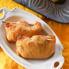 子供と作れる☆詰めて焼くだけ♪ポテキムチーズのおつまみいなり