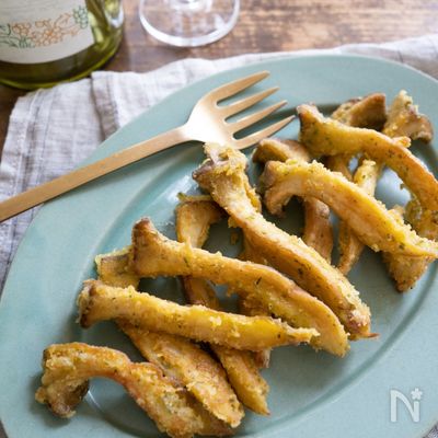 エリンギで簡単1品・揚げ焼きのハーブ唐揚げ