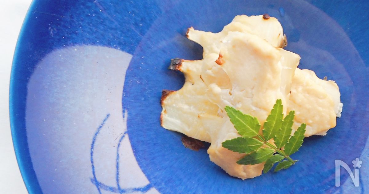 筍の豆腐ころも焼き
