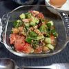 ゆっこの作ってみた!投稿(栄養満点！混ぜるだけ♪【きゅうりとトマトとお豆のツナサラダ】)