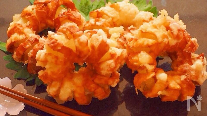 くるくる竹輪のオニオンリング天ぷら レシピサイト Nadia ナディア プロの料理家のおいしいレシピ