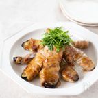 ごはんに合う！なすの豚バラ巻き　梅照り焼き