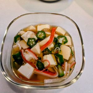 にゃんこさん🐱の作ってみた!投稿(レンジで完成！【オクラと豆腐のとろみ煮】優しい味♪)