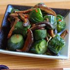 作り置きが美味しい【きゅうりと干し椎茸の南蛮漬け】