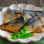 簡単！！サバのめんつゆレモン煮