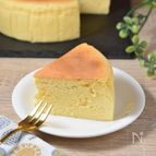 材料たった４つ【低糖質スフレチーズケーキ】