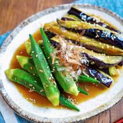 【茄子とオクラの胡麻つゆお浸し】夏に食べたいさっぱり副菜♬︎