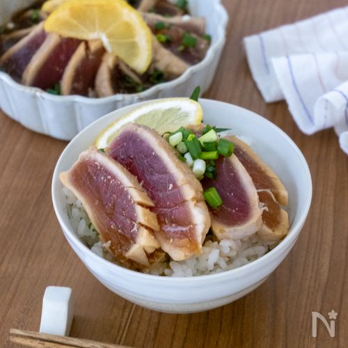【サッと炙って10分】香ばし爽やか！炙りレモン漬けマグロ