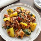 【鶏肉とじゃがいもの大葉塩焼き】漬けて焼くだけ！