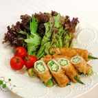【10分で完成】簡単！甘辛ウマい♡オクラの肉巻き