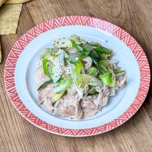 食材2つですぐできる♩《豚肉のねぎ塩炒め》