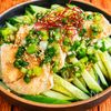 レンジで簡単♪【蒸し鶏ときゅうりのさっぱり香味だれ】の工程3