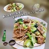 サトちゃんの作ってみた!投稿(豚こま肉と小松菜のまろやかオイスター炒め)