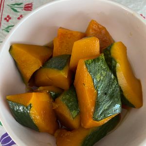 万福の作ってみた!投稿(かぼちゃの塩煮)