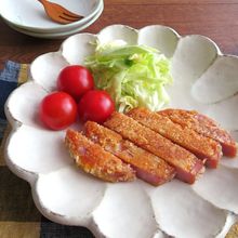 簡単◎フライパンで揚げ焼き☆チーズ風味のハムカツ