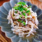 抱えて食べたい♪『無限♡湯かけ大根のツナ塩昆布あえ』