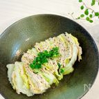 材料3つ！レンジde簡単♡白菜と豚肉のミルフィーユ