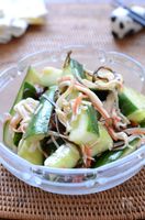 簡単【胡瓜カニカマの塩昆布漬け】ポリポリ♪止まらない~☆