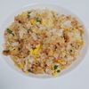 オレンジの作ってみた!投稿(新しい器で食べる「簡単鮭フレーク焼き飯」)