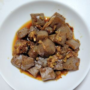 ふうかの作ってみた!投稿(［こんにゃくの葱生姜煮］味しみしみうま♡経済的なおかず！簡単)