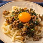 【フライパン1つ】やみつきニラそぼろうどん