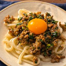 【フライパン1つ】やみつきニラそぼろうどん