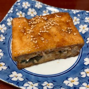 りんごの作ってみた!投稿(【梅しそチーズ甘辛厚揚げ】10おつまみ♡絶妙な組み合わせ♪)