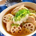 【さっぱりヘルシー鶏胸肉とレンコンのみぞれ煮】油不使用