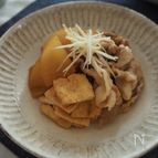 豚肉と大根、お揚げのさっと煮