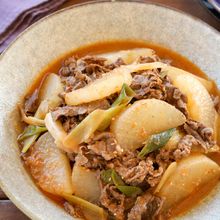 韓国風『牛肉と大根の味噌煮』