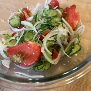スマイルの作ってみた!投稿(食べる美容液《夏野菜♡さっぱりごま酢サラダ》)