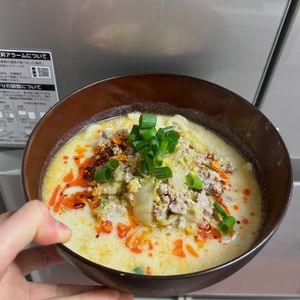 ケの作ってみた!投稿(【ごま味噌豆乳担々うどん】担々麺風☆ピリ辛スープが絶品♪)