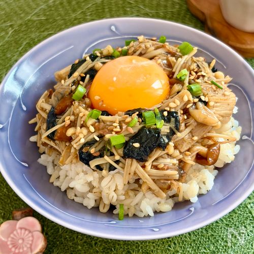秒でなくなる♡えのきなめこの海苔佃煮【レンチン10分】