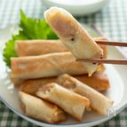 米粉で簡単！きのこたっぷりグラタン春巻き