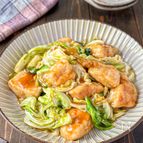 【鶏むね肉とキャベツのとろみオイスターいため】節約♪がっつり