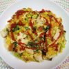 M*Pの作ってみた!投稿(鶏むねと小松菜のチーズ焼き*ワンパンで!)