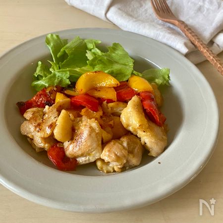 チキンとパプリカのハーブグリル 1人分の下味冷凍 By Kanna レシピサイト Nadia ナディア プロの料理家のおいしいレシピ