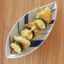しっとり鶏むね肉とズッキーニの味噌レモンソース