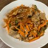 Mariの作ってみた!投稿(【戻し不要!革命的な味】フライパン1つ豚こま肉のチャプチェ)