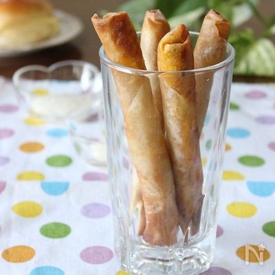 かぼちゃスティック春巻き～ヨーグルトソース～
