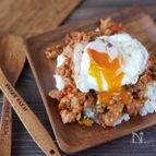 業務スーパーの冷凍ミートボールで簡単！ミートソースたまご飯