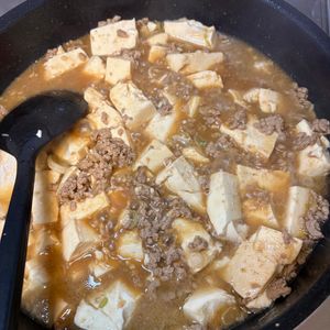 マチルダの作ってみた!投稿(簡単!すぐ出来る!『本格手作り麻婆豆腐』ひき肉たっぷり♡)