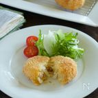 玉ねぎの甘さがたまらない!新玉ねぎたっぷりコロッケ