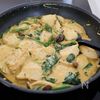 『鶏むね肉とほうれん草のカレークリーム煮』子どもも喜ぶ♡の工程4