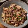 【牛こまの麻婆豆腐】いつもと違う♪