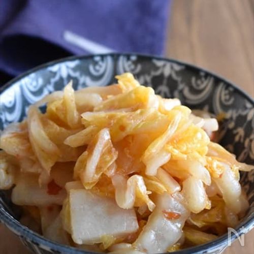 【10分で完成！即席キムチ】切ってもんで味付けするだけ！