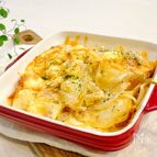 【ほぼ10分】簡単♡新じゃがdeジャーマンポテトのチーズ焼き