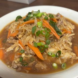 さくらの作ってみた!投稿(ひき肉で簡単《しらたきとえのき♡すき焼き炒め》)