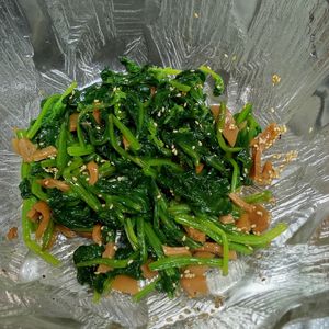鶏皮坊主の作ってみた!投稿(ほうれん草とメンマのやみつき中華和え【小松菜でもOK】)